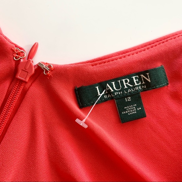 🌸New🌸 Ralph Lauren Sleeveless V-neck Full-length Dress Size 12 NWOT - Picture 2 of 11